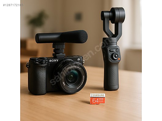 Aynasız / Sony / Alpha a6000 / SONY A6000 + MİKROFON, HOHEM MT2 AI
