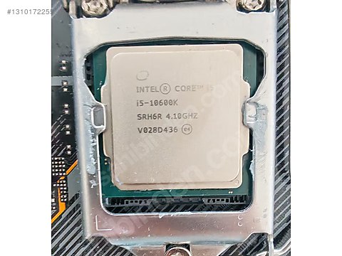Intel i5-10600K Altı Çekirdek 4.10 Ghz İşlemci i5 10600K