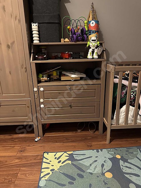 İkea bebek odası sundvik ve yatağı . BURSA