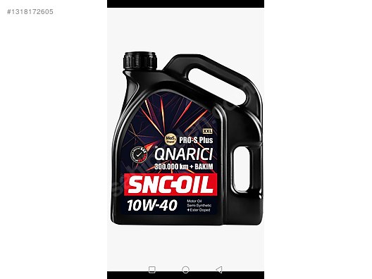 Cars & 4x4, SUV / Care & Repair Products / 10/40 onarıcı SNC OIL MOTOR