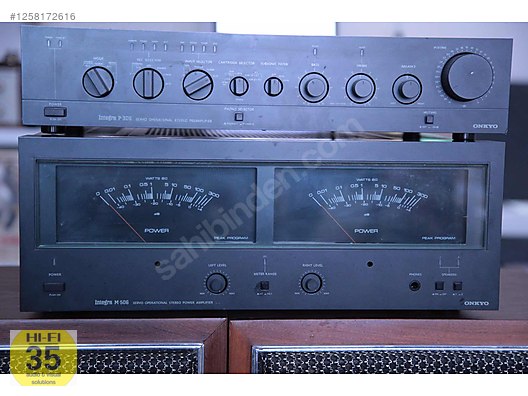 Onkyo Entegre Amfi - ONKYO INTEGRA P-305 & M-506 Vintage Hi-Fi