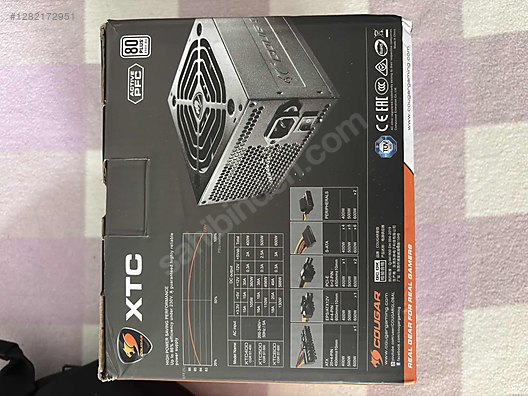 Cougar xtc 600 80+ 600W PSU - Güç Kaynağı ve Tüm Masaüstü Bilgisayar Parçaları sahibinden.com'da
