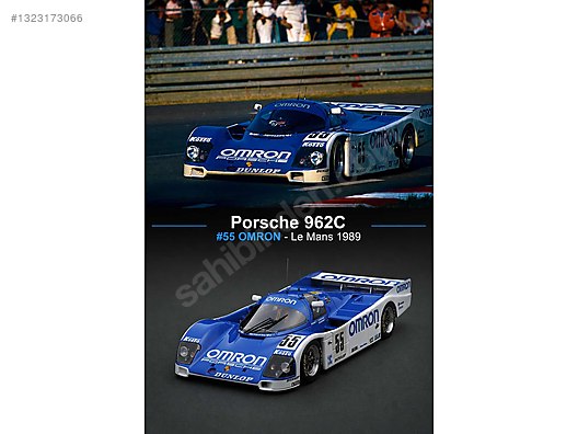 Bu Aylık. Ignition Model 1:18 Porsche 962C OMRON #55 Le Mans on