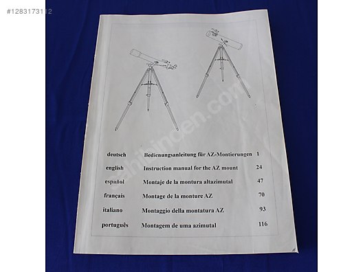 Used & Brand New Items / Cameras & Photographic Equipment / Telescopes / Refractor