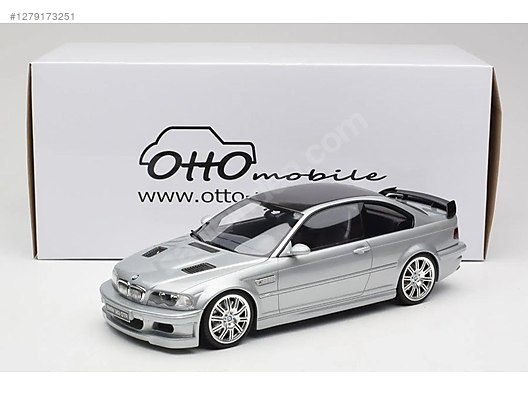 1/18 ÖLÇEK OTTO MARKA LİSANSLI BMW M3 E46 GTR SIFIR KUTULU on