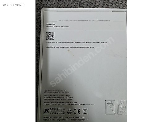 Used & Brand New Items / Cell Phones & Accessories / Cell Phones / Apple / iPhone Air