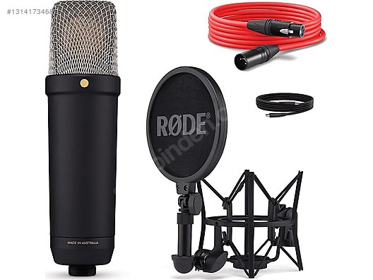Rode NT1-A Condenser Mikrofon + Shock Mount Tertemiz / Full Set
