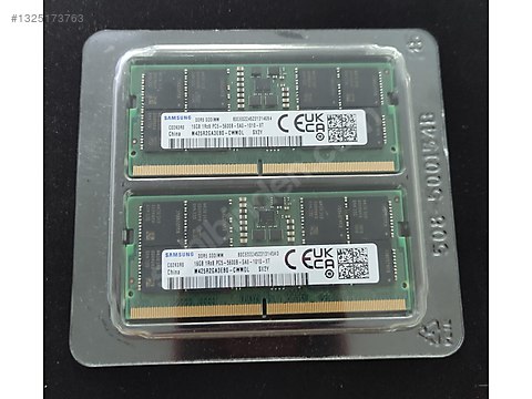 32 GB SAMSUNG DDR5 5600 MHZ DUAL KIT sahibinden.comda - 1325173763