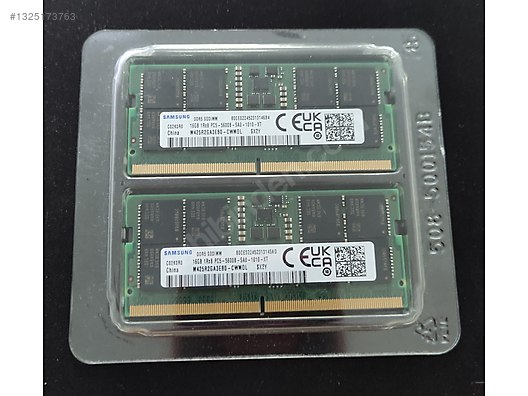 32 GB SAMSUNG DDR5 5600 MHZ DUAL KIT sahibinden.comda - 1325173763
