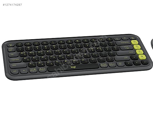 Logitech Pop Icon Kablosuz Bluetooth Sessiz Türkçe Q Klavye - Kablosuz Klavyeler sahibinden.com'da