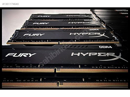 HyperX Fury DDR4 32GB (4x8GB) 2400MHz sahibinden.comda - 1301174640