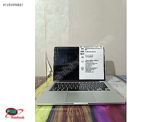 Apple Macbook / Macbook Pro 13'' A1502 2014 İ5 2.6 GHz 8 GB RAM