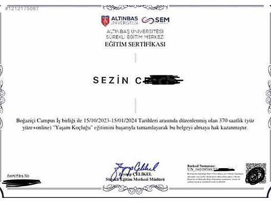 Özel Ders Verenler / Kişisel Gelişim