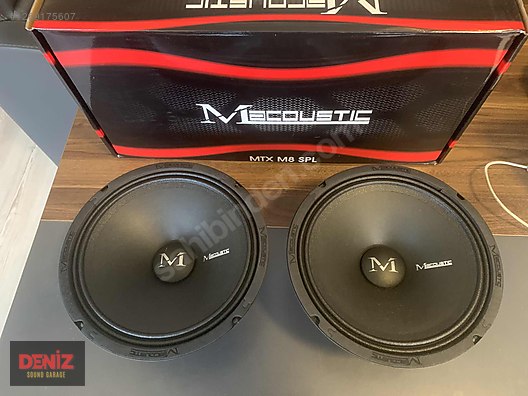 Hoparlör / Midrange / Macoustıc 20 cm Midrange MTX M8 SPL 300 RMS