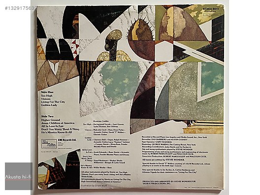 STEVIE WONDER - INNERVISIONS (LP) - Müzik Plakları Alışverişte İlk
