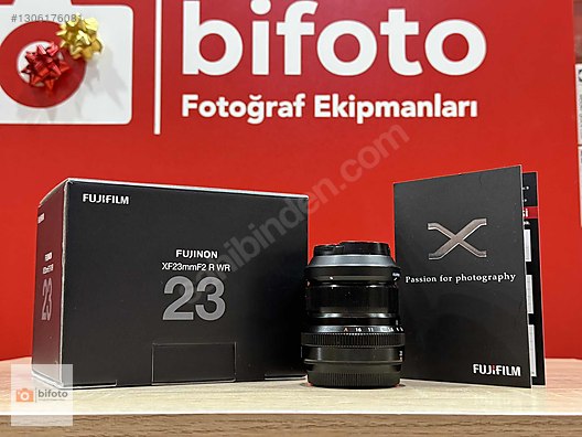 Lensler / Fujinon XF 23mm F2 R WR Siyah Objektif - Kutusunda