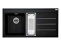 FRANKE MTF 651 SAĞ DAMLALIKLI NERO MYTOS FUSION GRANIT EVYE