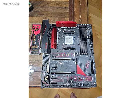 Asrock x370 gaming K4 AM4 DDR4 ATX ANAKART + AMD RYZEN 5 5600X