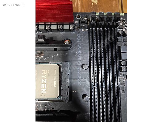 Asrock x370 gaming K4 AM4 DDR4 ATX ANAKART + AMD RYZEN 5 5600X