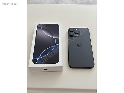 Apple / iPhone 16 Pro Max / İPHONE 16 PRO MAX ÇİZİKSİZ AVRUPA