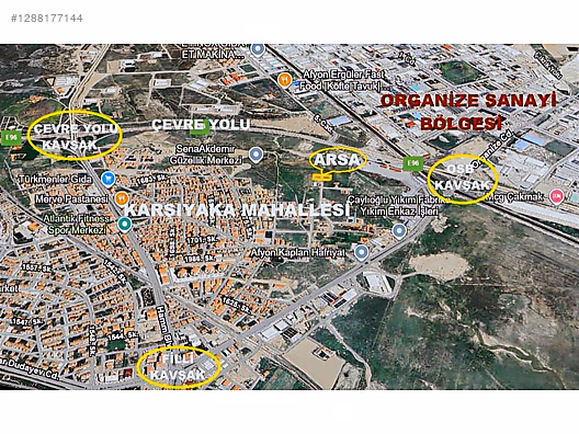ŞEHRİN YÜKSELEN YENİ BÖLGESİNDE %25 İMARLI B+4 KAT 2.520m² ARSA