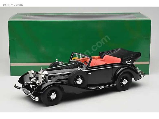 CNR/ 1:18 Mercedes-Benz 540K Cabriolet Black 1936 - Cult Scale on