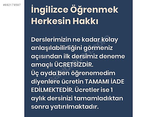 Özel Ders Verenler / Yabancı Dil