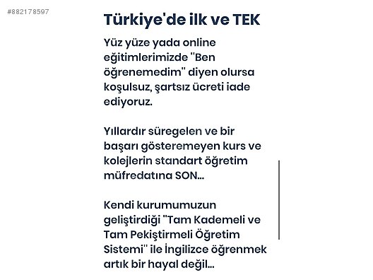 Özel Ders Verenler / Yabancı Dil