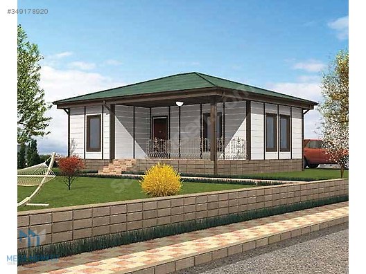 MEGAEVİM ÇELİK PREFABRİK EV 68 M2 ANAHTAR TESLİM FULL PAKET Satılık