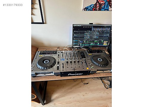 Pioneer 2 Adet CDJ-850 + DJM-850 Mikser Full Set Temiz DJ Setup