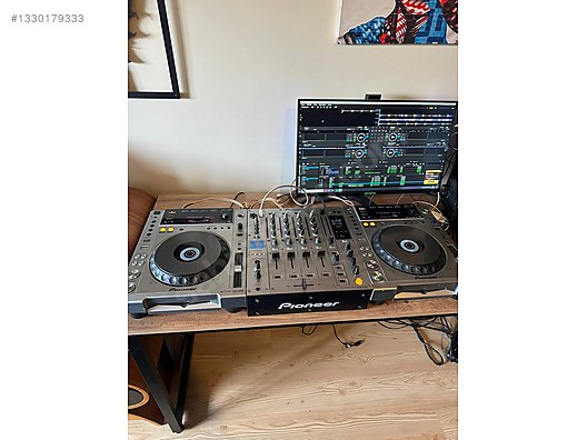 Pioneer 2 Adet CDJ-850 + DJM-850 Mikser Full Set Temiz DJ Setup
