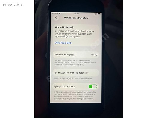 İkinci El ve Sıfır Alışveriş / Cep Telefonu & Aksesuar / Cep Telefonu / Apple / iPhone SE (2. Nesil)