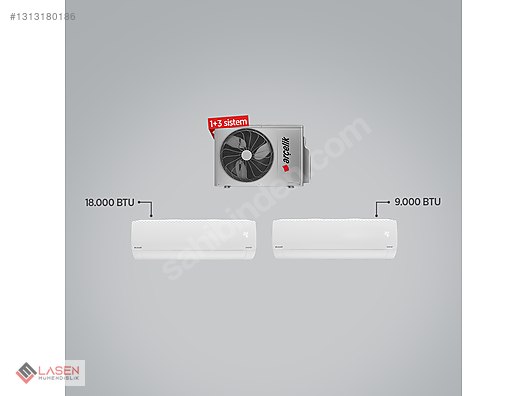 Arçelik 1+2 Multi Sistem / 18103 Md Dış Ünite ( 18 + 9 ) on