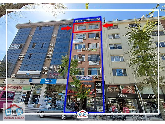 Duhan'dan Şehrin Kalbinde Deniz Gören 4 Ofislik Komple Ofis Katı #1254180353