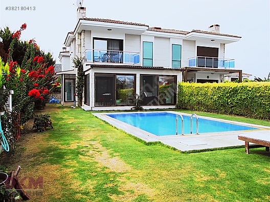 cesme alacatida havuzlu bahceli aylik kiralik villa kiralik villa ilanlari sahibinden com da 382180413