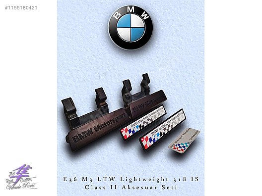 Cars SUVs Exterior Accessories BMW E36 M3 LTW Lightweight 318IS Class2 Motorsport Aksesuar Seti at sahibinden 1155180421