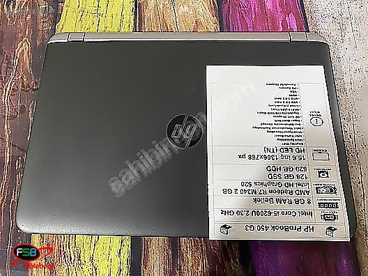 HP / HP ProBook 450 G3 i5 6. Nesil 8 GB RAM 128 GB SSD 2. el
