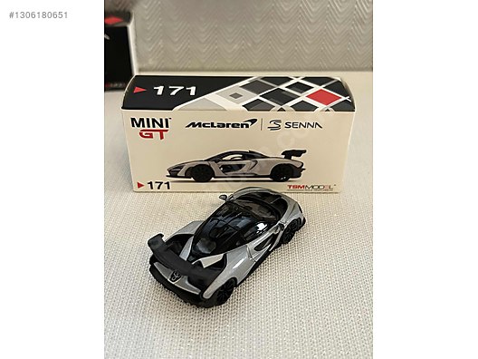 ミニカー MINI GT #13 McLaren Senna 1:64 Mini GT MGT00013-R 1/64 McLaren Senna Sağ El Sürüş Zafer Gri