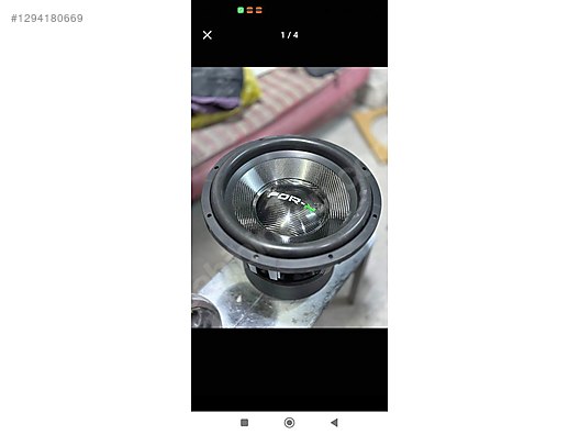 Hoparlör / Subwoofer / tertemiz For-x xw-915 sahibinden.comda