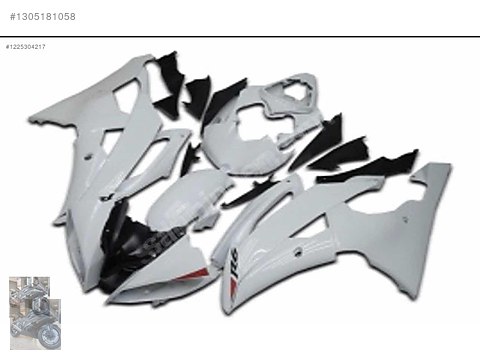 Grenaj / YAMAHA YZF R6 2011 BEYAZ KOMPLE GRENAJ SETİ sahibinden