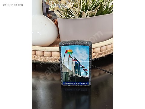Orijinal Zippo United Nations (BM) Kuruluş Anma Nadir/Koleksiyon