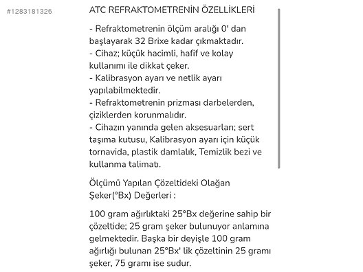 Used & Brand New Items / Electronics / Diagnostic & Test Devices / Refractometer