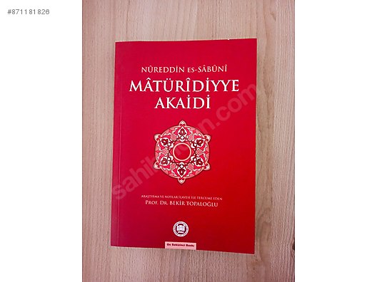 Maturidiyye Akaidi Ikinci El Insan Toplum Kitaplari Sahibinden Com Da 871181826