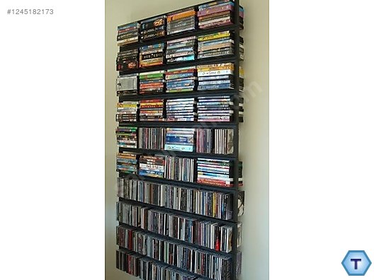 Living Room / 2 adet IKEA Lerberg Metal CD/DVD RAFI on sahibinden