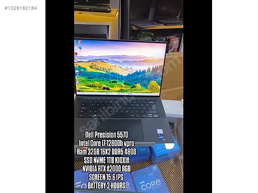 Dell / LAPTOP DELL PRECISION 5570 I7-12NESIL 8GB EKRAN KARTI on