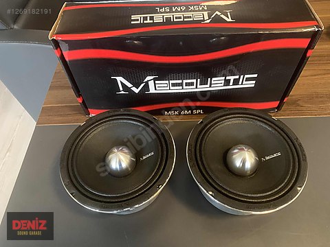 m&r様 Hoparlör / Midrange / Macoustıc 16 cm Midrange MSK 6M SPL 300 Rms