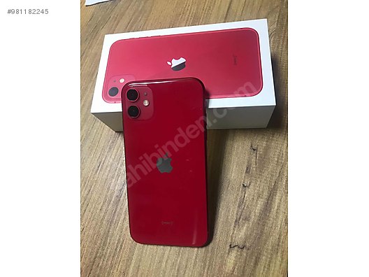 apple iphone 11 iphone 11 red garantili sahibinden comda 981182245