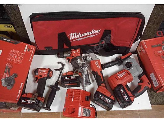 MİLWAUKEE 4 LÜ SET( K KARTINA TAKSİTLE) - Sıfır Elektrikli Matkap