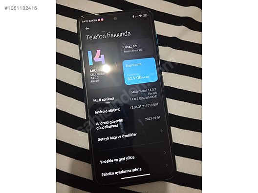 Used & Brand New Items / Cell Phones & Accessories / Cell Phones / Xiaomi / Redmi Note 9S