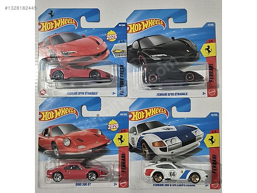 Hot Wheels Diecast Model 1:64 Ferrari Araba - 1328182445
